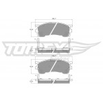 TOMEX Brakes Bremsbelagsatz, Scheibenbremse